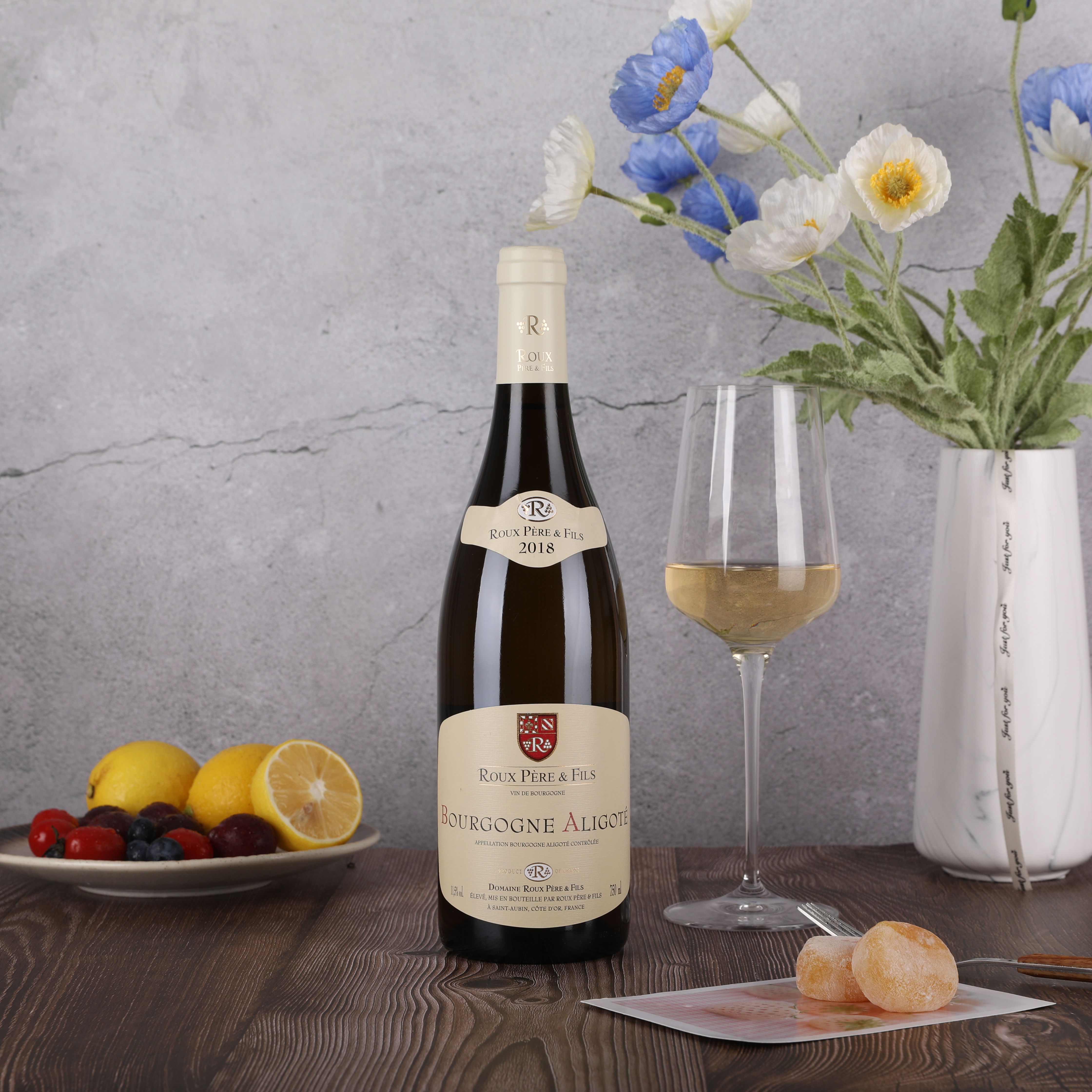 法国胡氏父子勃艮第阿丽格泰白葡萄酒Roux Père & Fils, Aligoté, Bourgogne AOP