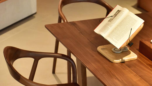 【中古风格ZG303-2200大板桌】黑胡桃/客厅/餐厅/书房/书桌/大板桌 商品图1