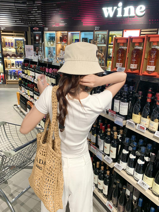 <曾小咸推荐>蕾丝白色高腰休闲阔腿裤女夏季薄款 商品图10