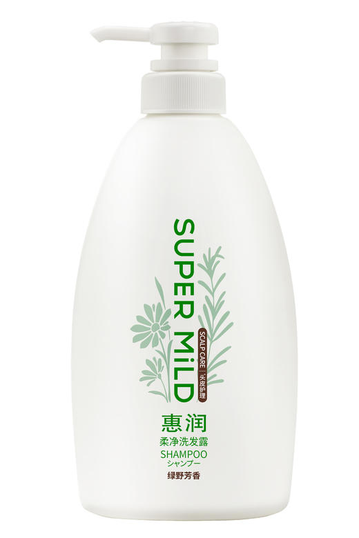 资生堂惠润柔净绿野芳香洗发露护发素600ml【新老包装随机发货】进口 商品图1