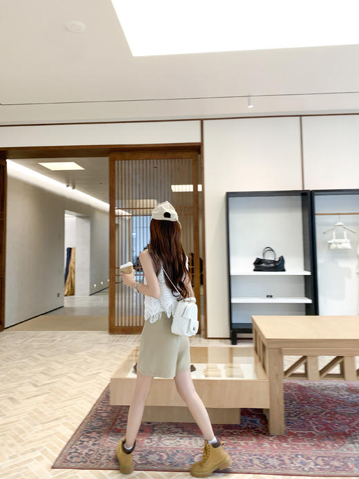 【129元任选2件】现货！波西亚风钩花流苏镂空针织背心/白色背心 商品图12