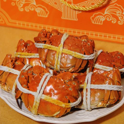 【阳澄湖大闸蟹】有溯源防伪戒指，每只身份均可查验，每一只螃蟹的品质都超好，凌晨捕捞，精细挑选，分装扎蟹，当天打包发货，新鲜直达，层层把控 商品图5