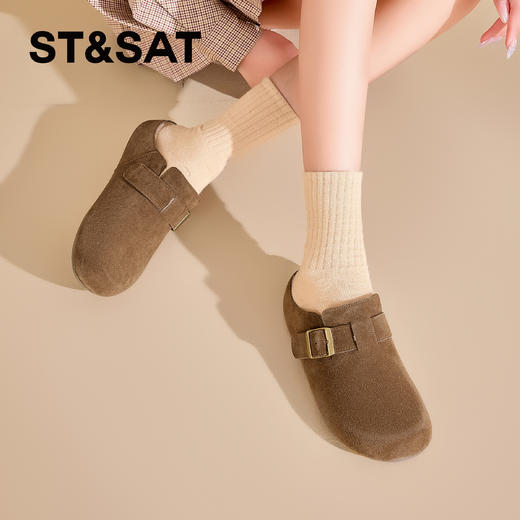 星期六休闲复古百搭加绒勃肯拖SSC4110CMC 商品图2