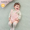 巴拉巴拉balaOne婴儿套装三角衣两件套哈衣爬服时髦洋气可爱萌趣 商品缩略图2