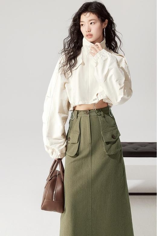 WHO KNOWS 工装风大口袋半裙 18670 商品图2