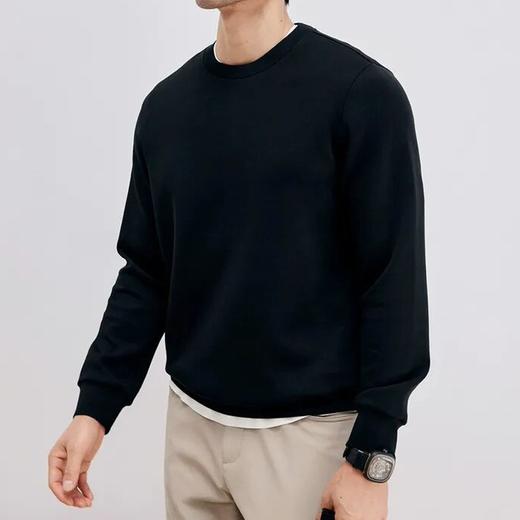 罗蒙情侣款华夫格卫衣 | 羊毛蚕丝质感棒，上身更有型 商品图0