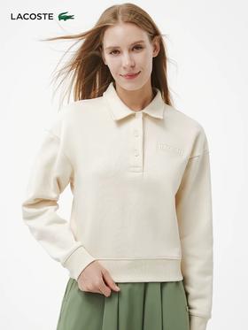 【6折】5楼法国鳄鱼LACOSTE法国鳄鱼女装时尚舒适Polo领卫衣|SF0351-98-XFJ原价1490折后价894