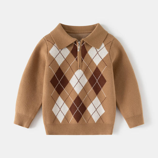 【79元起2件】【包芯纱毛衣】秋冬童装套头毛衣 卡通田园风儿童棉线针织衫 商品图2