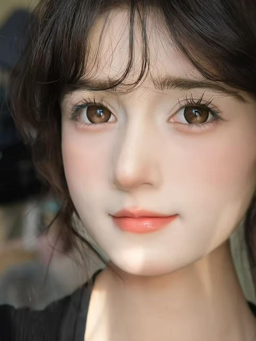 <大直径>Liliyacon-南洋琥珀 棕-14.5mm【日抛六片装/半年抛 0-1000度 含525/575】 商品图2