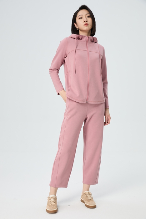 【超显瘦爆款】水淼2025秋新款超显瘦休闲连帽针织外套1187