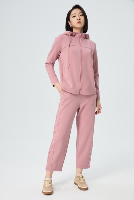 【超显瘦爆款】水淼2025秋新款超显瘦休闲连帽针织外套1187 商品图0