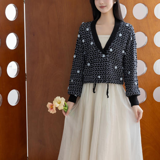 苏苏姐家久久开衫手工diy钩针编织衣服羊毛线毛线团毛衣材料包 商品图4