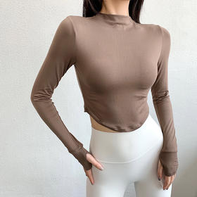 跃牌【周游世界】秋冬新款瑜伽服女柔软亲肤运动服带打底修身健身服内搭TP0968