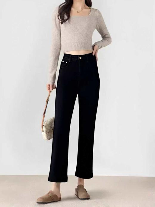 【爆款牛仔】2025秋季新品～1311超显瘦➕高弹力烟管裤法棍牛仔裤-喜出 商品图2