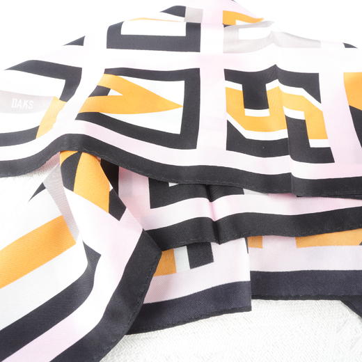 真丝围巾女春秋季百搭轻薄透气优雅方巾 商品图5