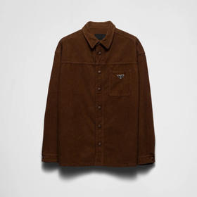 PD-C 棕色灯芯绒衬衫外套