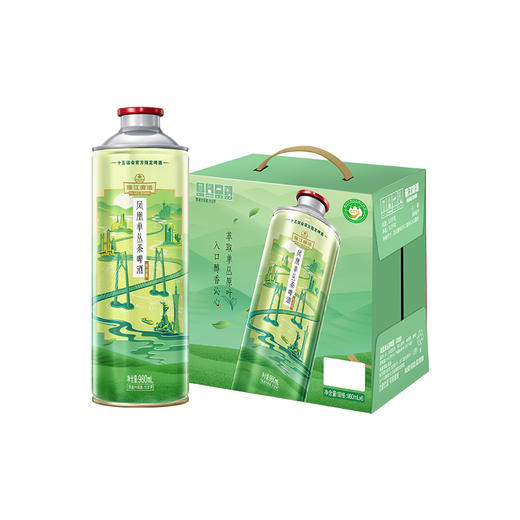 「十五运会官方指定啤酒」11°P珠江凤凰单丛茶啤酒 980mL*6罐装 商品图4