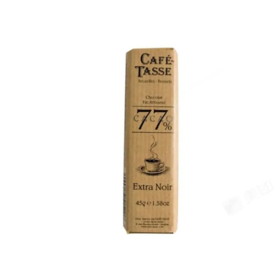 【超市】CAFE-TASSE咖啡天使77%可可特黑巧克力45g