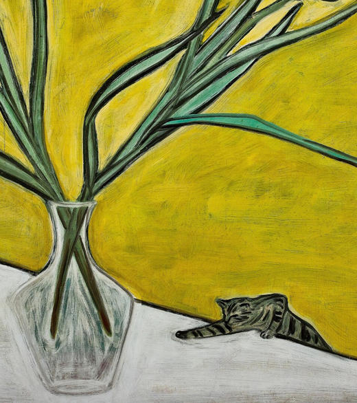 独角鹿西洋古董2017年中国台湾国立历史博物馆授权制作出品著名旅法艺术家常玉创作限量版画作品《花》 商品图3