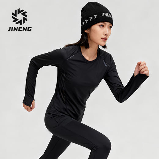 积能 秋冬新款夜间跑步反光帽子男女款透气舒适加厚防寒保暖 商品图4