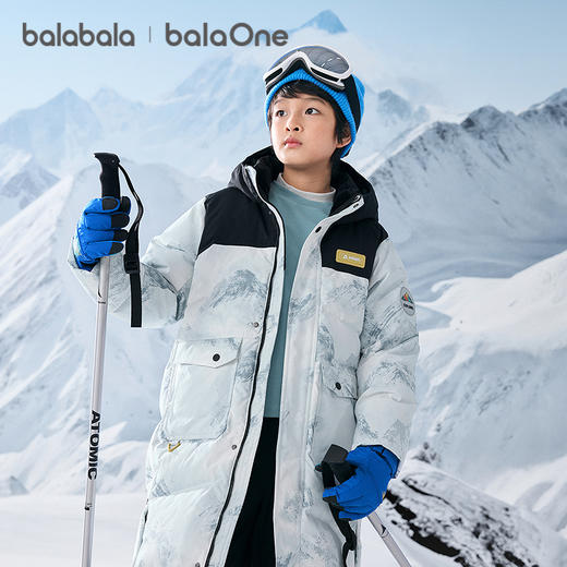 巴拉巴拉balaOne儿童手套男女童滑雪手套加绒保暖2025年新款时尚 商品图2