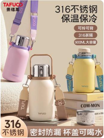 泰福高随行保温壶900mlT0617/T0618/T0619 商品图0