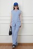 Kai & Kiera 极简不对称西装马甲长裤套装 18697 商品缩略图1