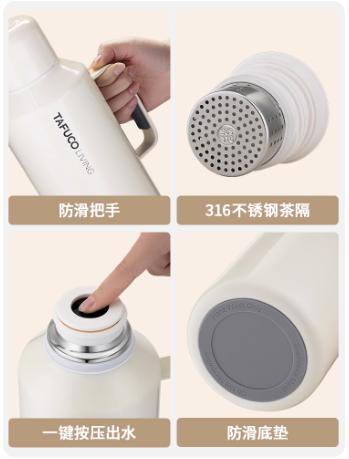 泰福高初见小巷家居壶1500mlT1181/T1182/T1183 商品图4
