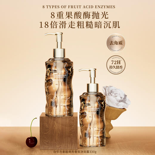 白引力沐浴露&身体乳｜持证美白，轻松拥有透亮牛奶肌 商品图1