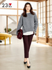 23区日系秋季通勤宽松羊毛羊绒混纺圆领套头毛衣针织毛衫商场同款 商品缩略图1