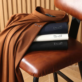 恶魔眼！撤柜黑标铜氨水柔棉羽毛蛋白长袖T！秋冬320g磅长袖T恤打底衫男！