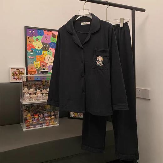 【GZ】无忧购德绒保暖睡衣情侣家居服小狗套装（截单后3-5天发货) 商品图0
