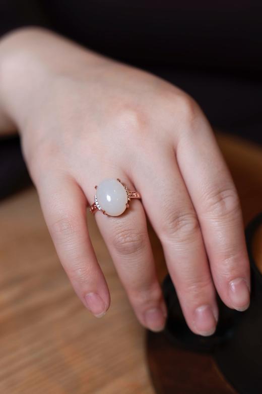 证书保障！【和田玉首饰】羊脂白/碧玉/猫眼，山料，多款吊坠、戒指、耳饰，闭眼入的质感好物，点缀姐妹们的日常高级感！一件羊脂白吊坠、一枚碧玉戒指，都在举手投足间散发温润气质~ 商品图8