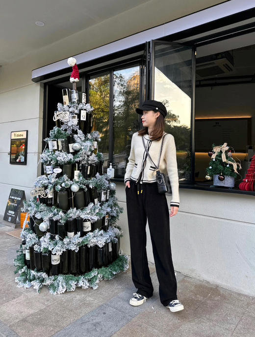 【开放日忙 秒杀价已调 直接拍】返场 小禾香风 白月光 镂空撞色针织 外套 开衫 温柔减龄款 可儿自留款 好温柔 好温暖 商品图5