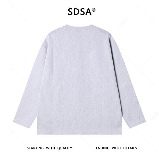 53231SDSA男士秋冬新款痞帅男装韩系纯色铆钉倒三角圆领卫衣百搭时尚潮 商品图4