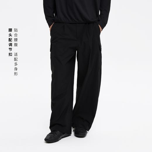 oneup三防格纹双褶工装裤（男女同款） 商品图2