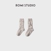 ROMI STUDIO“温暖包裹”绵羊毛袜秋冬针织保暖中筒袜RWCAP06298 商品缩略图1