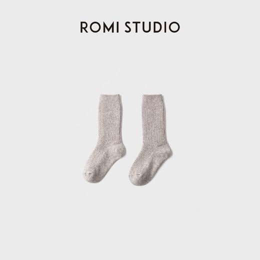 ROMI STUDIO“温暖包裹”绵羊毛袜秋冬针织保暖中筒袜RWCAP06298 商品图1