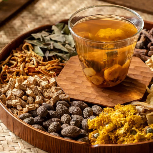 开成高儷参伴雪梨百合枇杷叶茶|三甲名医特调，10味药食同源原料，换季喝它够润|秋茶|养fei茶 商品图0