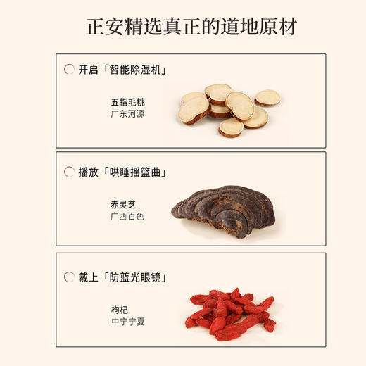正安 五指毛桃灵芝枸杞茶 65g/盒（13g*5包） 商品图1