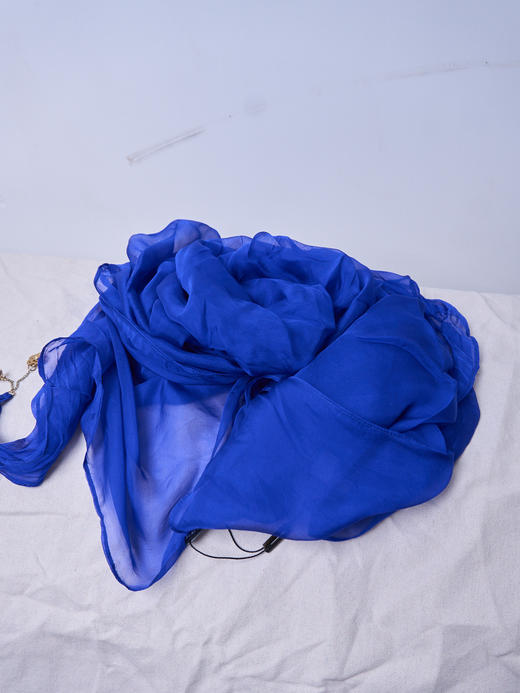 6W6686 - 蓝色围巾 - 商品图0