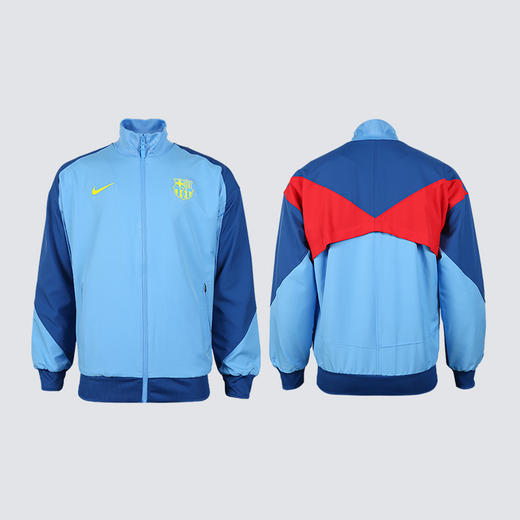 小李子NIKE耐克巴萨足球运动训练出场夹克外套成人男FZ3958-412 商品图4