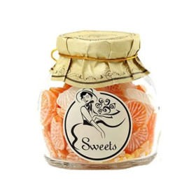 【超市】莎莎的店1886柠檬橘子味水果糖150g