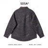 12480SDSA男士秋冬新款痞帅男装潮牌撞色提花口袋翻领长袖衬衫宽松百搭 商品缩略图5