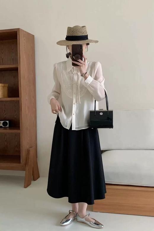 Le Malene 精致新中式盘扣衬衣 21255 商品图4