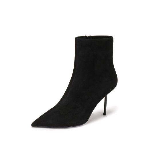 【云粉节】【思加图】BF楼思加图2025新款气质通勤复古时装靴中靴高跟鞋细跟女靴子H8058，吊牌价1890，活动价1358 商品图0