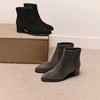 【云粉节】【思加图】BF思加图2025新款雾都恋人复古时装靴粗跟短靴气质通勤女靴EH701, 吊牌价1790，活动价1398 商品缩略图1