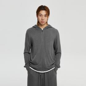 oneup兔毛连帽宽松运动卫衣