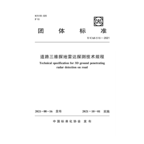 道路三维探地雷达探测技术规程