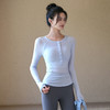跃牌【周游世界】秋冬新款亨利领显瘦修身打底长袖上衣ins风潮流健身T恤TP0936 商品缩略图0